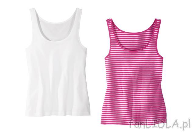 Top 2 szt. , cena 19,99 PLN za 1 opak. 
- rozmiary: S-XL 
- materiał: 95% bawełna, ...