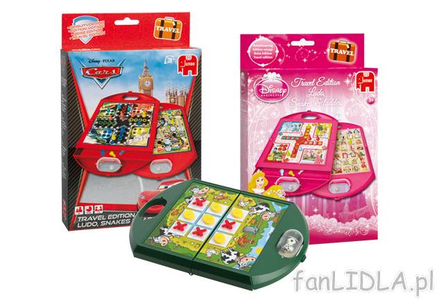 Gry podróżne , cena 16,99 PLN za 1 opak. 
- do wyboru: ludo, szachy, backgammon ...