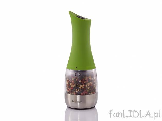 Elektryczny młynek do soli lub pieprzu Silvercrest Kitchen Tools, cena 34,99 PLN ...