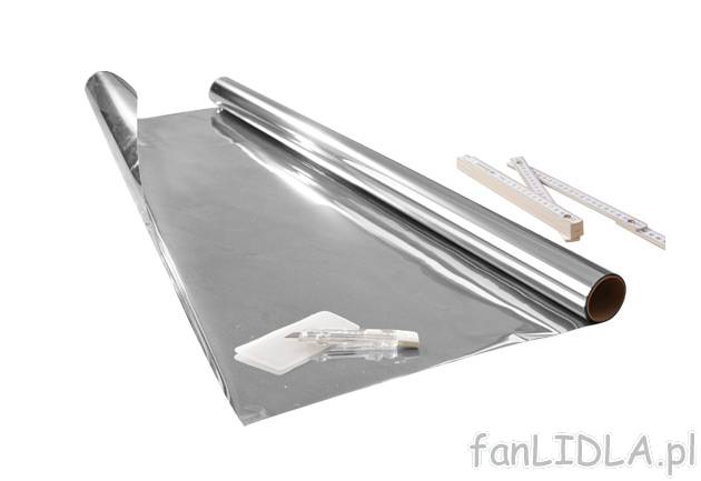 Folia lustrzana na szybę Powerfix, cena 29,99 PLN za 1 opak. 
- samoprzylepna 
- ...