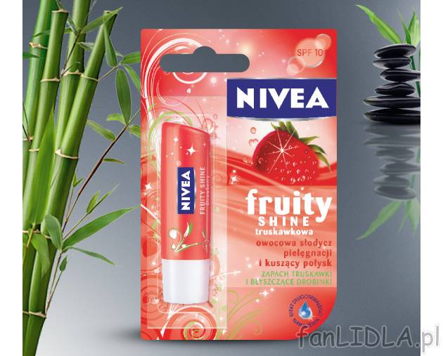 Nivea pomadka ochronna , cena 5,99 PLN za 4,8 g/1 szt. 
-  Różne rodzaje.