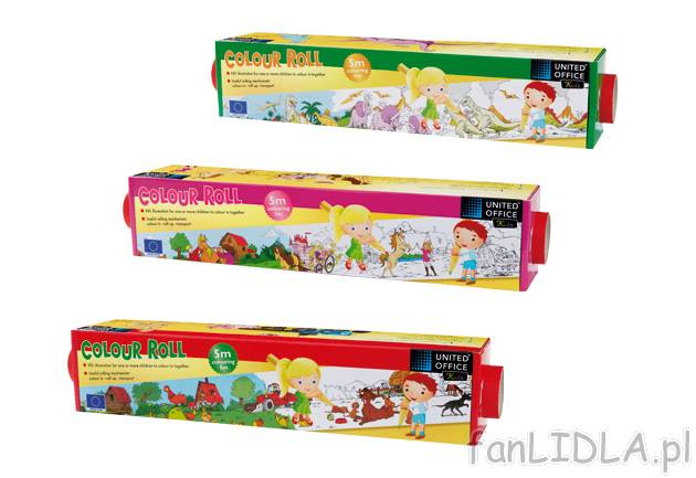 Rolka papieru do malowania United Office Kids, cena 24,99 PLN za 1 opak. 
- wymiary: ...