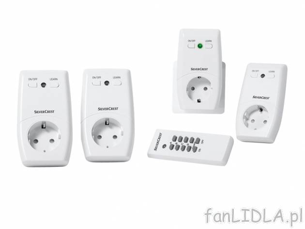 Komplet wtyczek zdalnie sterowanych Silvercrest, cena 69,90 PLN za 1 opak. 
- z ...