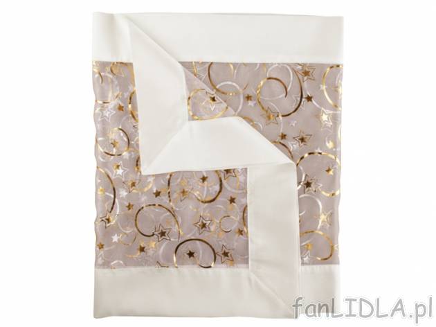 Obrus lub bieżnik Meradiso, cena 13,99 PLN za 1 szt. 
- wymiary: 85 x 85 cm lub ...