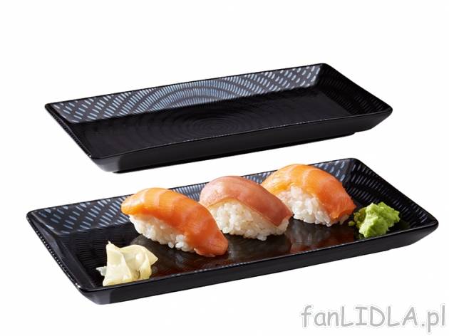 TALERZE DO SUSHI 2 SZT. Ernesto, cena 29,99 PLN za 2 szt. 
- 4 wzory do wyboru 
- ...