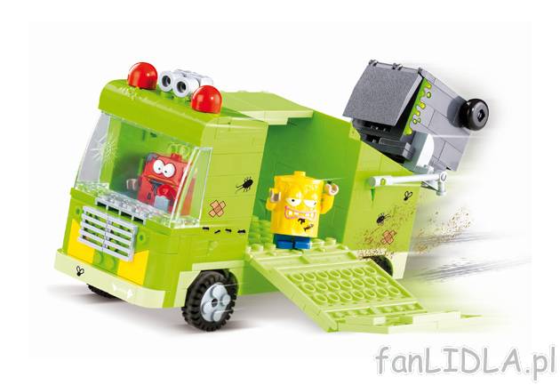 Klocki Trash Pack Garbage Truck Cobi, cena 89,90 PLN za 1 opak. 
- 257 elementów ...