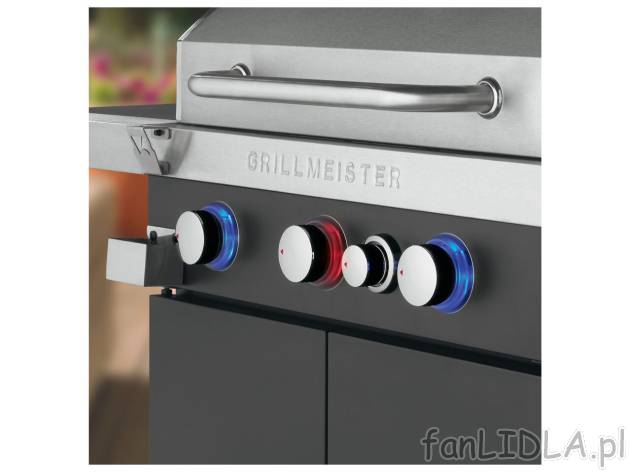 GRILLMEISTER Grill gazowy 3 + 1 , cena 1199 PLN 
GRILLMEISTER Grill gazowy 3 + ...