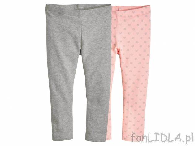 Legginsy ocieplane, 2 pary , cena 24,99 PLN za 1 opak. 
- rozmiary: 86-116 (nie ...