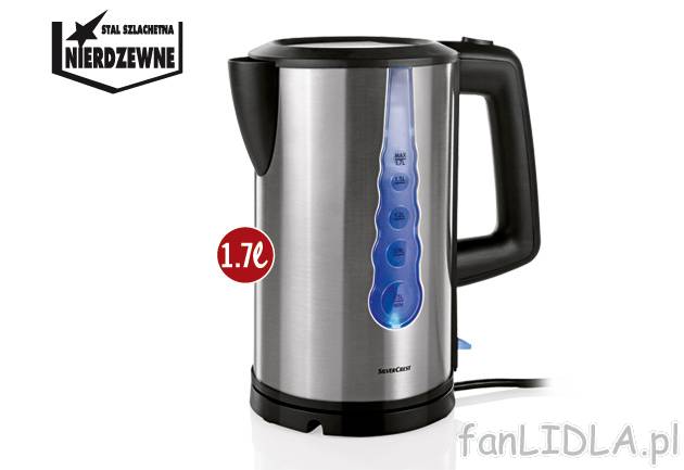 Czajnik elektryczny 3000W Silvercrest Kitchen Tools, cena 79,90 PLN za 1 opak. 
- ...