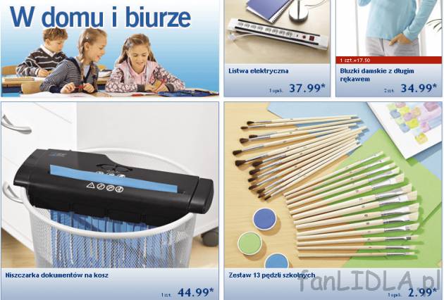 Listwa elektryczna, bluzka