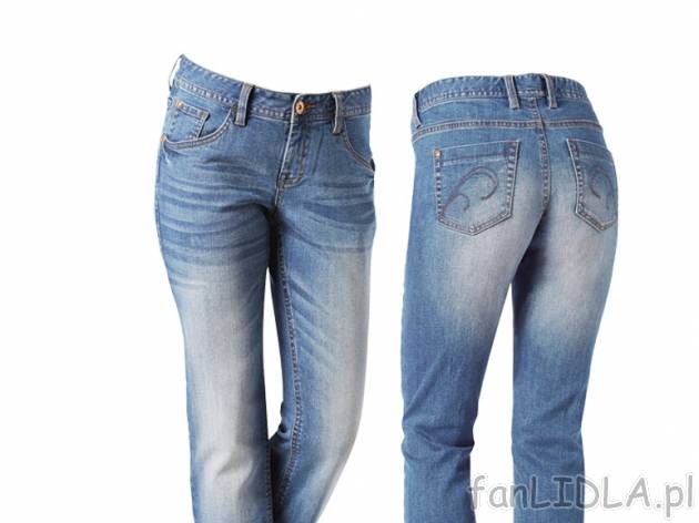 Jeansy ze stretchem Esmara, cena 39,99 PLN za 1 para 
-  2 kolory
-  rozmiary: 38-44