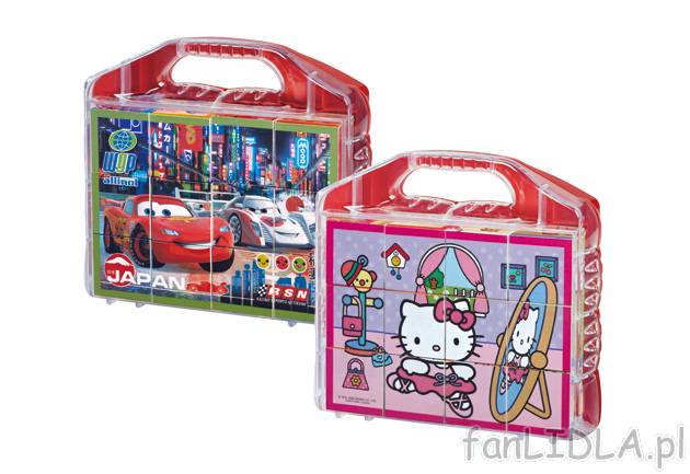 Układanka lub puzzle , cena 14,99 PLN za 1 opak. 
- 12 elementów 
- 6 rodzajów ...