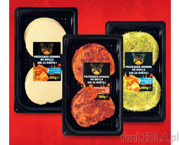 Talarki , cena 7,99 PLN za 280 g 
- Urozmaić swoje grillowanie kawałkami sera ...