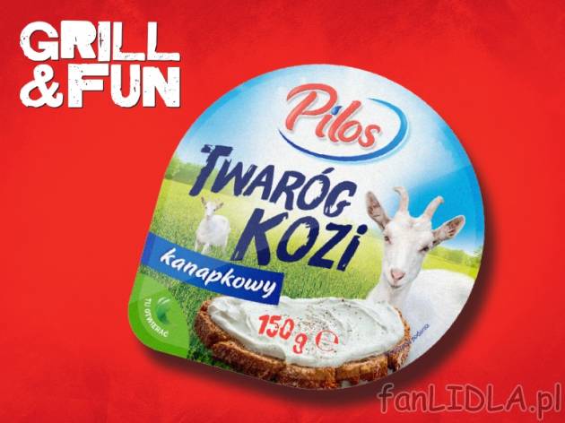 Twaróg kozi , cena 2,99 PLN za 150 g/ opak., 100g=1,99 PLN.