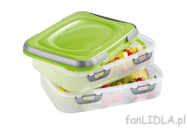 Pojemnik piknikowy Cassetti, cena 27,99 PLN za 1 opak. 
- z zamknięciem na zatrzask ...