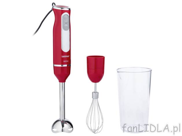 ZELMER® Blender ręczny ZHB3352, 800 W , cena 99 PLN 
 2 zestawy do wyboru 
- ...