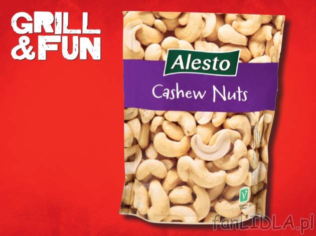 Alesto Orzechy nerkowca , cena 7,99 PLN za 200 g/1 opak., 100g=4,00 PLN.