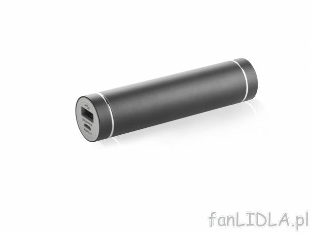 Powerbank 3000 mAh , cena 24,99 PLN 
- akumulator litowo-jonowy: 3,75 V
- wskaźnik ...