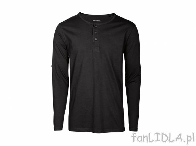Koszulka z długim rękawem od marki Livergy, cena 19,99 PLN 
- rozmiary: M-XL
- ...