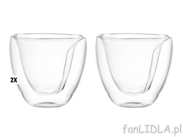 MG HOME® Szklanki termiczne, 2 szt. , cena 24,99 PLN 

- poj. 300 ml
- ze szkła ...