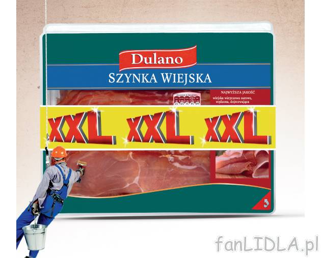 Szynka , cena 12,99 PLN za 400 g 
- Wiejska, wieprzowa, surowa, wędzona, długodojrzewająca ...