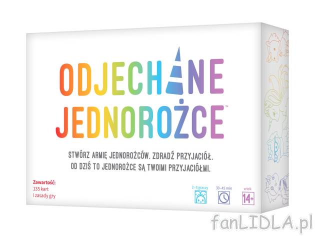 REBEL® Gra Odjechane Jednorożce , cena 74,9 PLN