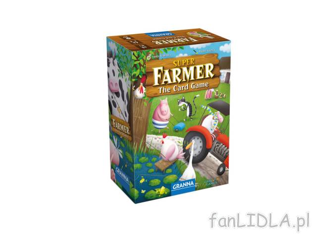GRANNA® Gra Superfarmer - wersja karciana , cena 29,99 PLN 
- od 2-5 graczy
Superfarmer ...