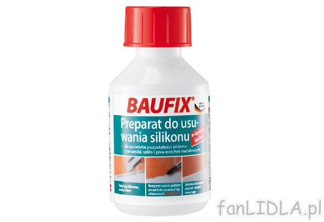 Preparat do usuwania silikonu , cena 9,99 PLN za 1 opak. 
- do usuwania pozostałości ...