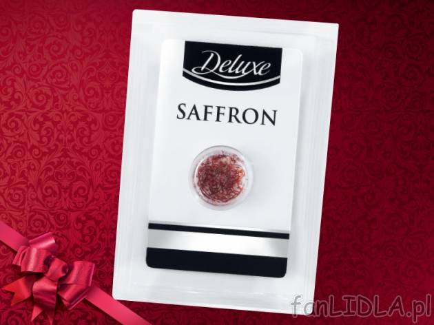 Szafran Deluxe, cena 3,39 PLN za 0,1 g, 1 g = 33,90 PLN. 
- Słynie ze swojego ...