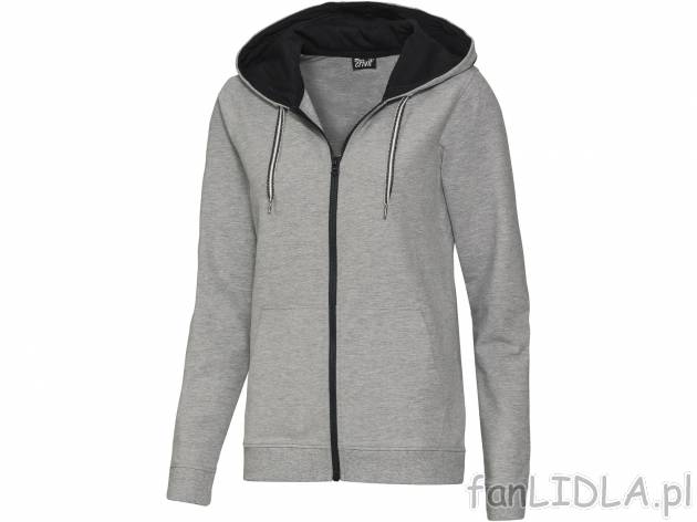 Bluza z kapturem, zapinana na zamek błyskawiczny , cena 39,99 PLN. Bluza idealna ...