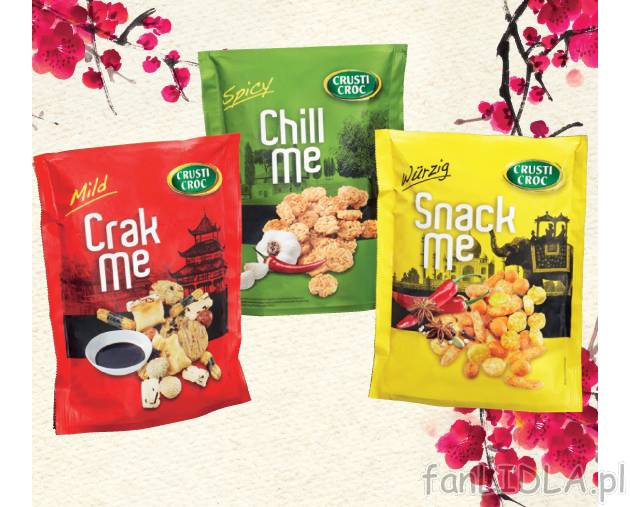 Przekąski ryżowe , cena 3,99 PLN za 125 g/1 opak. 
- Chrupiąca, egzotyczna mieszanka ...