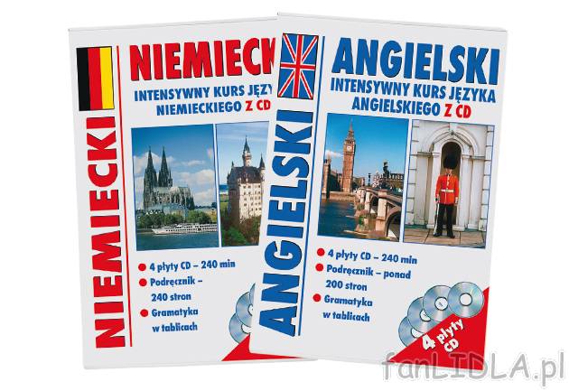 Kurs językowy na CD , cena 29,99 PLN za 1 szt. 
- do wyboru: angielski, niemiecki ...