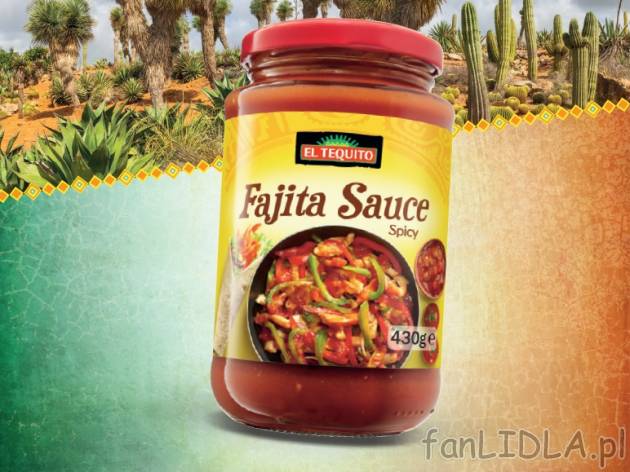 Sos do fajita , cena 3,99 PLN za 430g/1 aopk., 1kg=9,28 PLN.