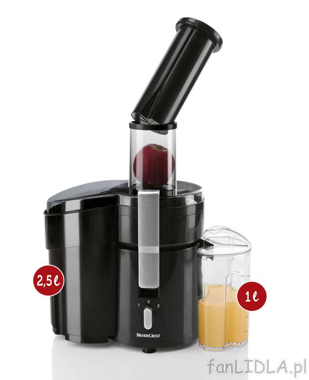 Sokowirówka 450 W Silvercrest Kitchen Tools, cena 139,00 PLN za 1 opak. 
- 2 stopnie ...