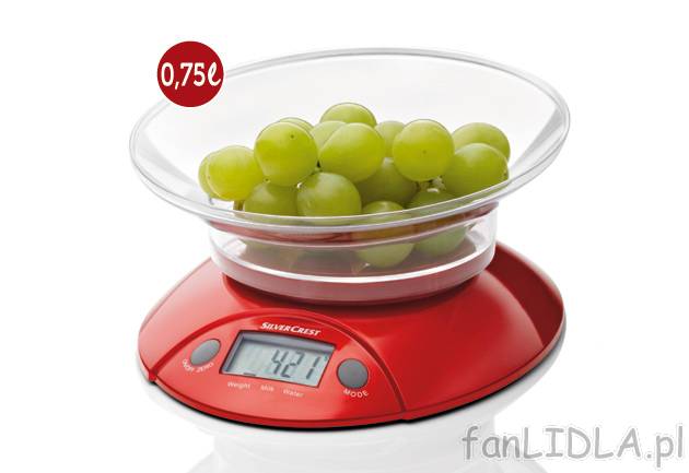 Waga kuchenna Silvercrest Kitchen Tools, cena 39,99 PLN za 1 szt. 
- dokładne ...