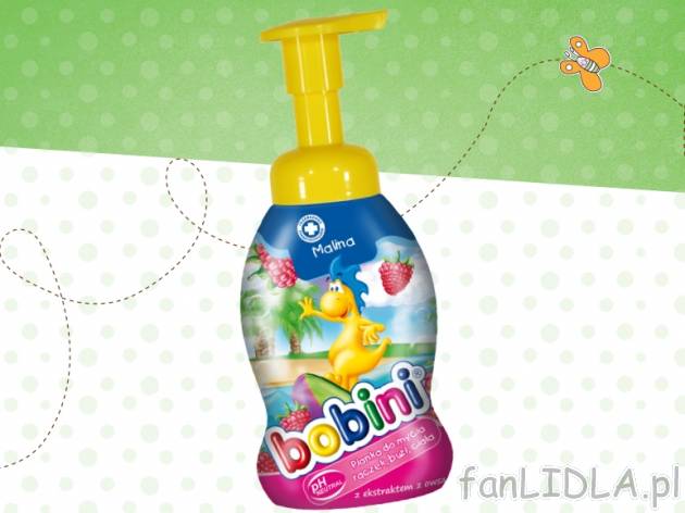 Bobini Pianka do mycia rączek, buzi i ciała , cena 6,99 PLN za 300ml/1 opak., ...
