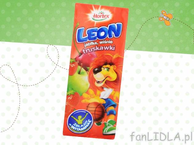 Leon Napój , cena 0,99 PLN za 200 ml/1 opak., 10ml=0,50 PLN.