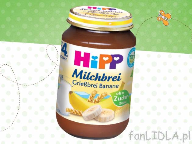 HiPP Deser Bio , cena 4,99 PLN za 190g/1 opak., 100g=2,63 PLN.