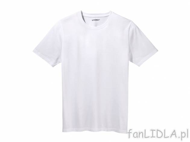 Koszulki 3 szt. Livergy, cena 32,99 PLN za 3 szt. 
- materiał: 100% bawełna 
- ...