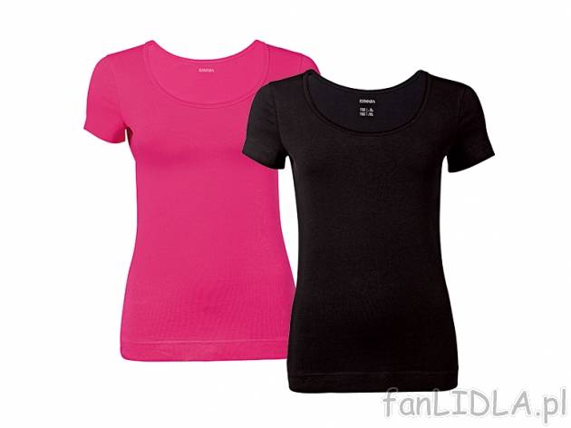 Koszulki 2 szt. Esmara, cena 29,99 PLN za 2 szt. 
- rozmiary: S-XL (nie wszystkie ...