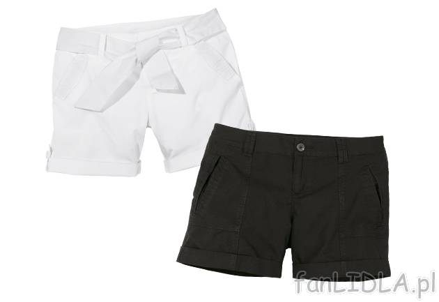 Szorty Esmara, cena 27,99 PLN za 1 szt. 
- materiał: 100% bawełna 
- 2 kolory ...