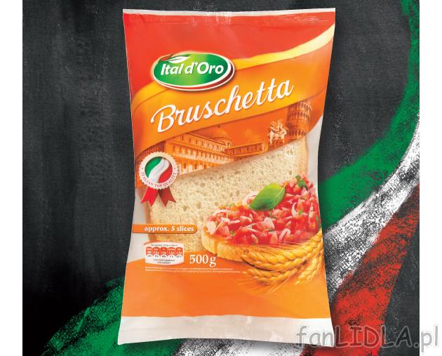 Chleb do Bruschetty , cena 7,99 PLN za 500 g/1 opak.