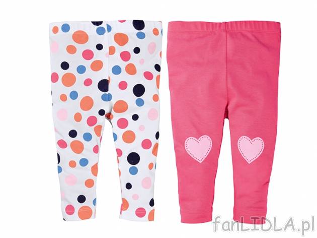 Legginsy 2 pary Lupilu, cena 19,99 PLN za 2 pary 
- rozmiary: 62-92 
- 2 zestawy ...