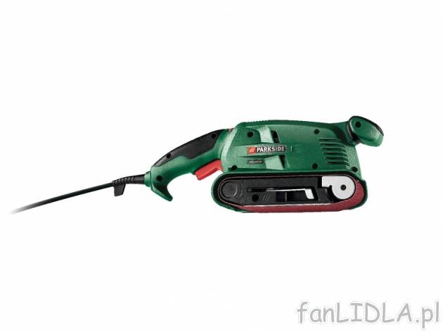 Szlifierka taśmowa 600 W Parkside, cena 119,00 PLN za 1 szt. 
- zintegrowana funkcja ...