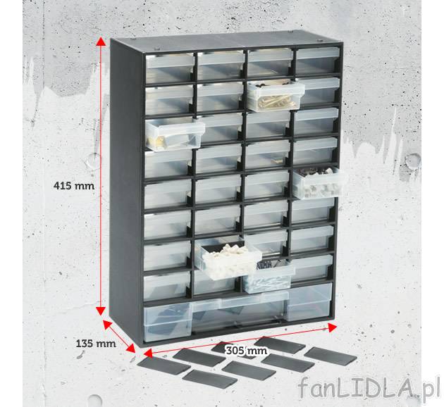 Organizer na narzędzia Powerfix, cena 35,00 PLN za 1 opak. 
- praktyczna pomoc ...