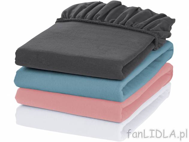 Prześcieradło z jerseyu z gumką o wymiarach 140-160 x 200 cm , cena 34,99 PLN. ...