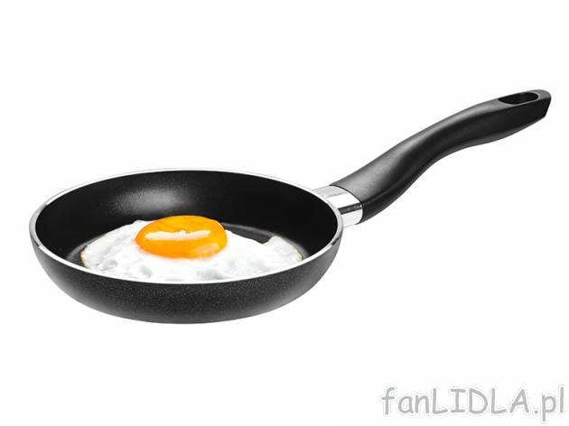 Mała patelnia aluminiowa Ernesto, cena 16,99 PLN za 1 szt. 
- z powłoką firmy ...