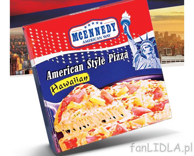 Pizza z pieca , cena 5,55 PLN za 450/460g 
- Hawajska- pełna mozzarelli, ananasa ...