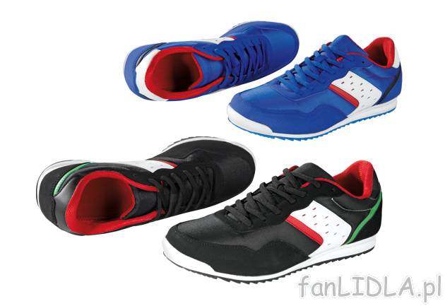 Buty męskie Livergy, cena 44,99 PLN za 1 para 
- sportowy, modny fason 
- zapewniają ...