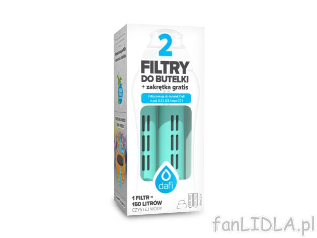 Zestaw 2 filtrów z zakrętką do butelek filtrujących , cena 25,99 PLN 
Zestaw ...